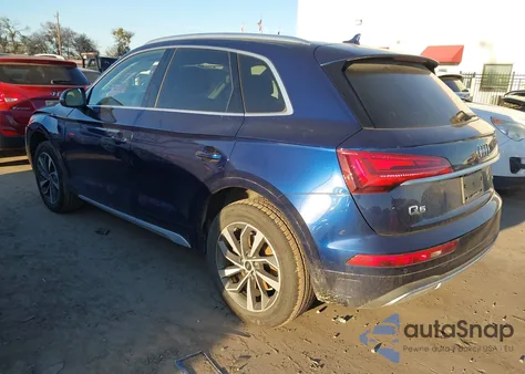 2021 Audi Q5 Premium 45 Tfsi Quattro S Tronic из США, поврежденный, VIN WA1AAAFYXM2071912